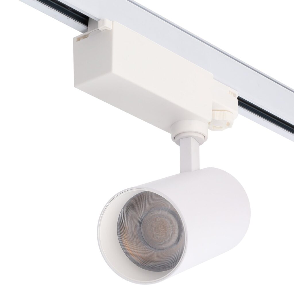 Foco de Carril LED 30W 90Lm/W High CRI (>95) 4000ºK Driver Lifud Trifásico 50.000H