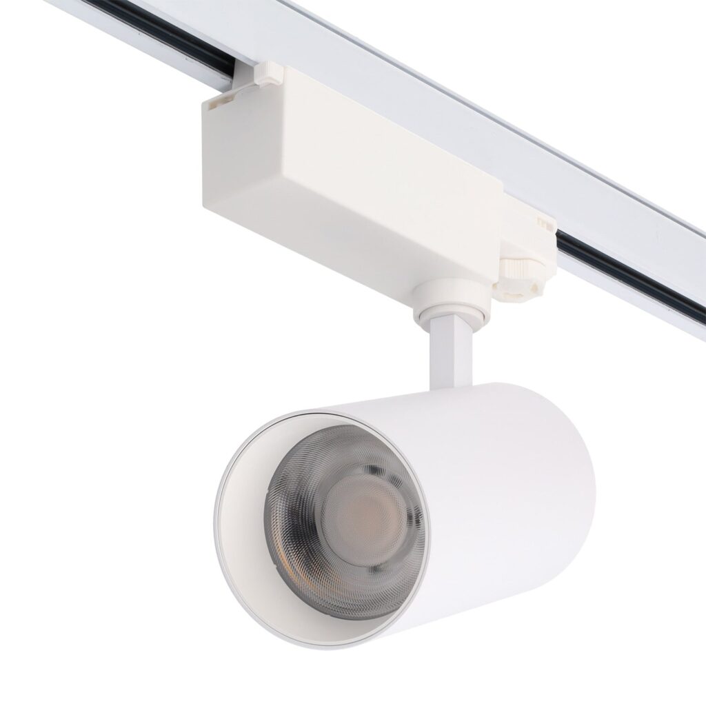 Foco de Carril LED 40W 90Lm/W High CRI (>95) 4000ºK Driver Lifud Trifásico 50.000H