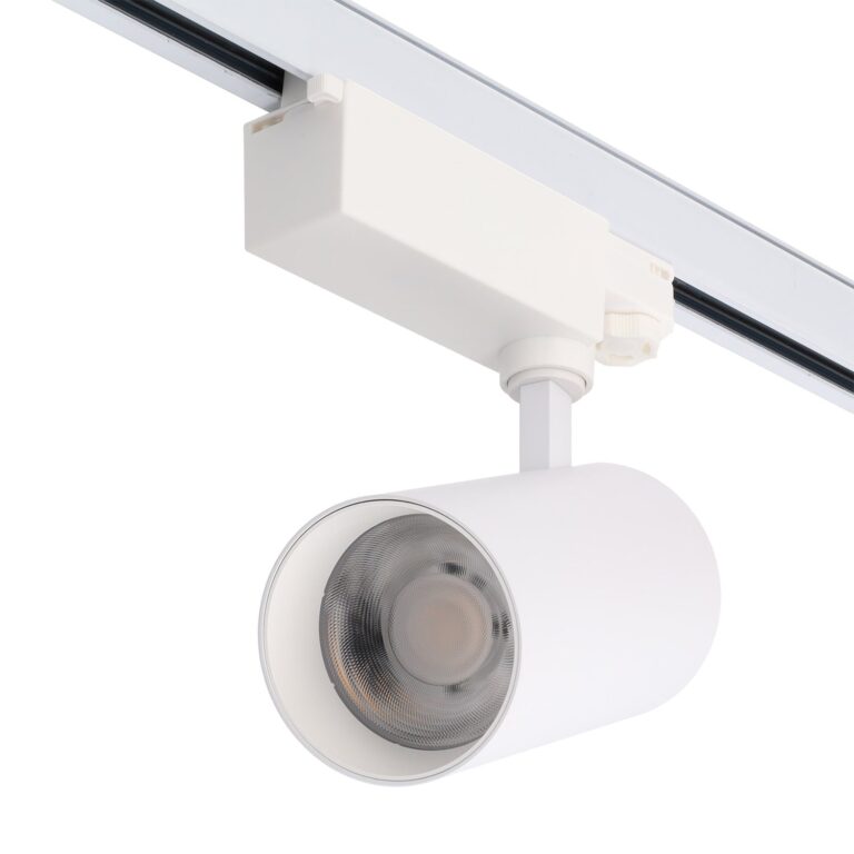 Foco de Carril LED 40W 90Lm/W High CRI (>95) 4000ºK Driver Lifud Trifásico 50.000H