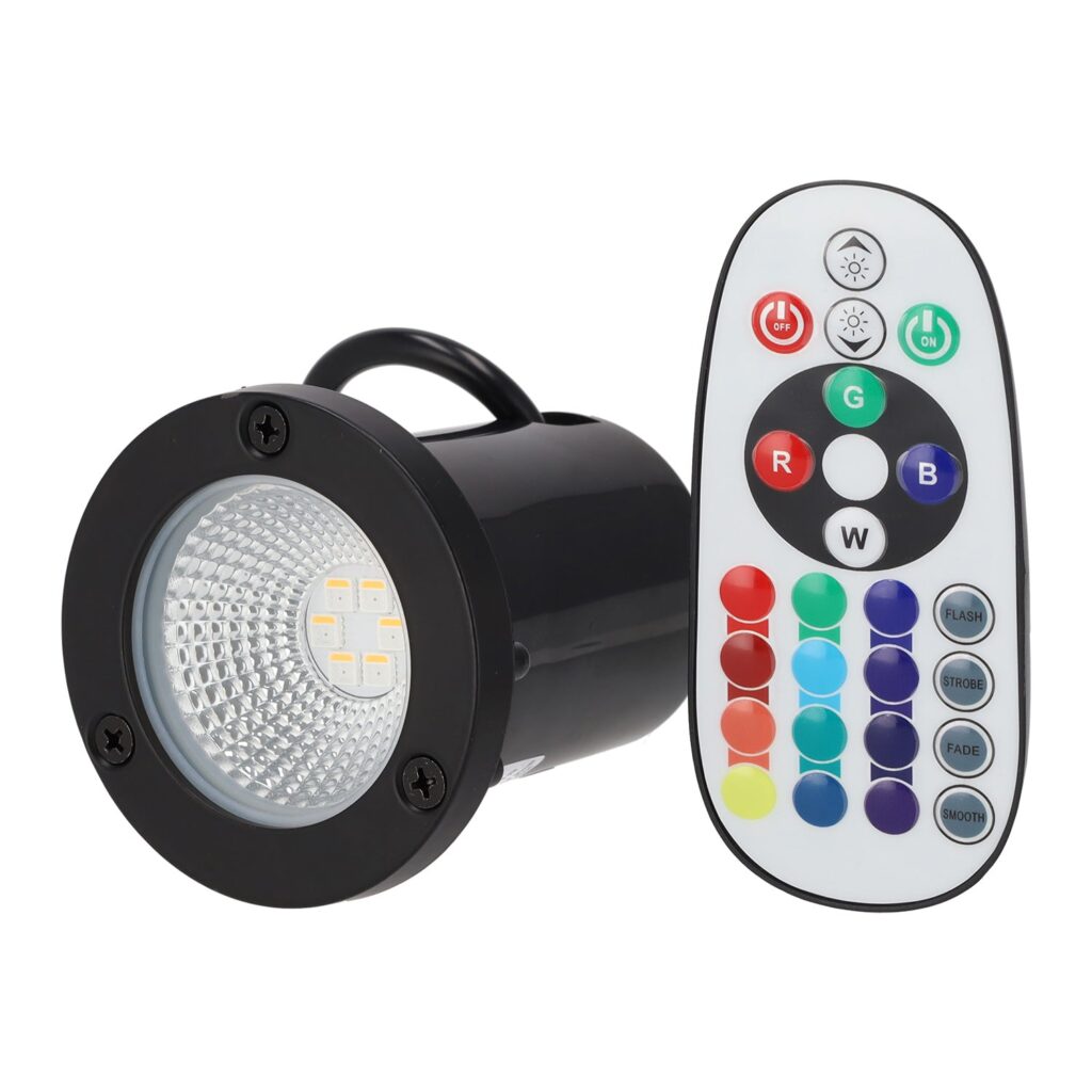 Foco de Empotrar Jardín 5W RGBW IP65 60º con Mando a Distancia
