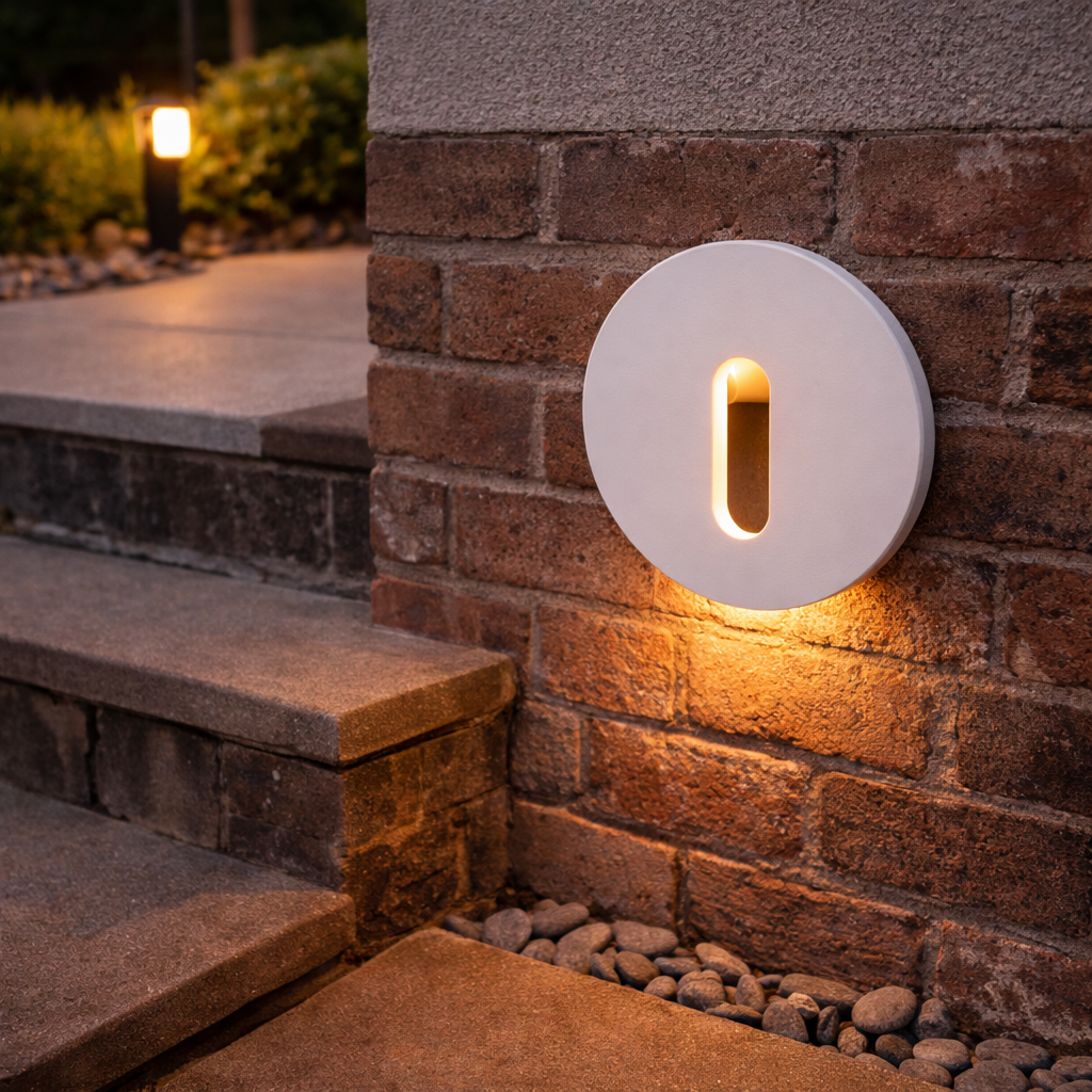 Foco de LED Empotrable para Escaleras Frontal Magnético 3W IP65 3000ºK - Blanco