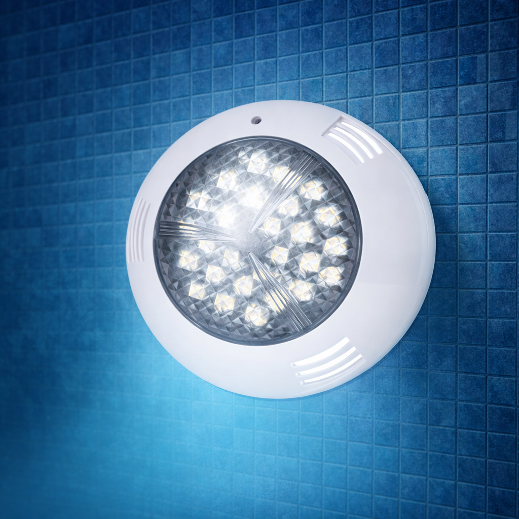 Foco de Piscina LED 36W 3051Lm 4,000ºK Ø295mm 30,000H Montaje superficie
