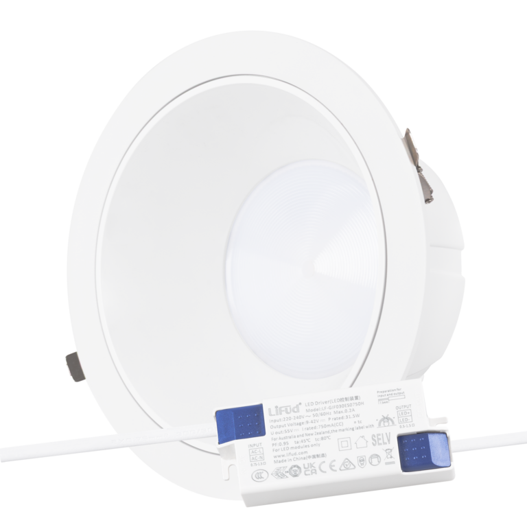 Foco Downlight Circular LED 30W 4200Lm 6000ºK Anti-Deslumbrante UGR19 40.000H