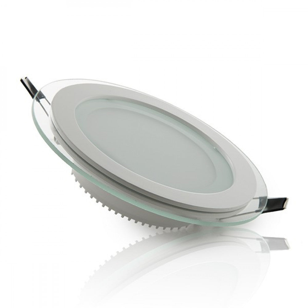 Foco Downlight LED 12W 1200Lm 6000ºK Circular Cristal Ø160Mm 40.000H