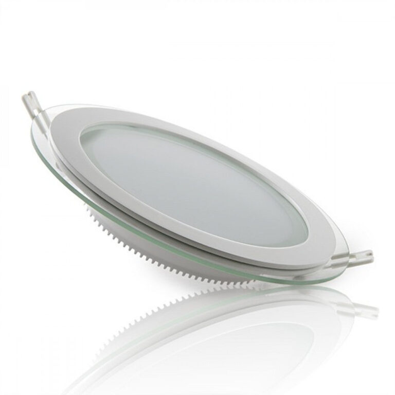 Foco Downlight LED 18W 1800Lm 6000ºK Circular Cristal Ø200Mm 40.000H