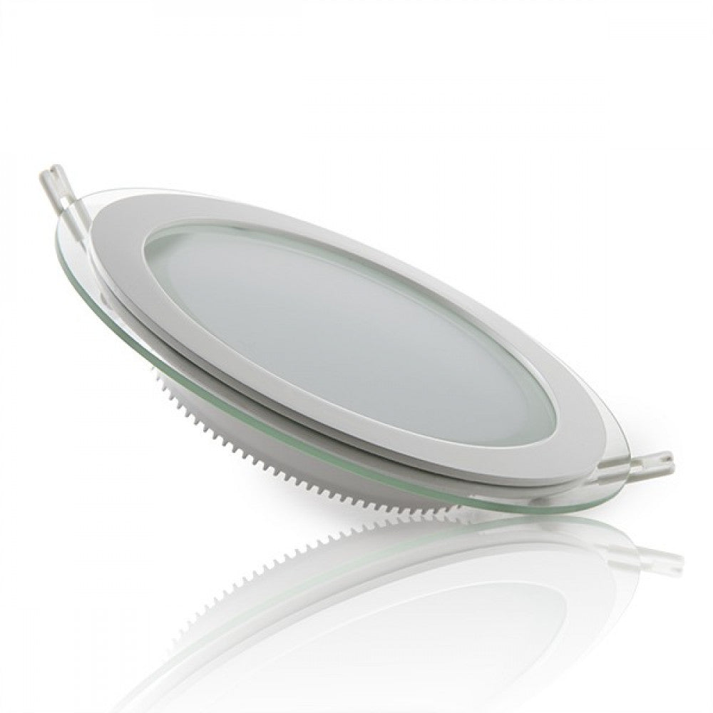 Foco Downlight LED 18W 1800Lm 6000ºK Circular Cristal Ø200Mm 40.000H