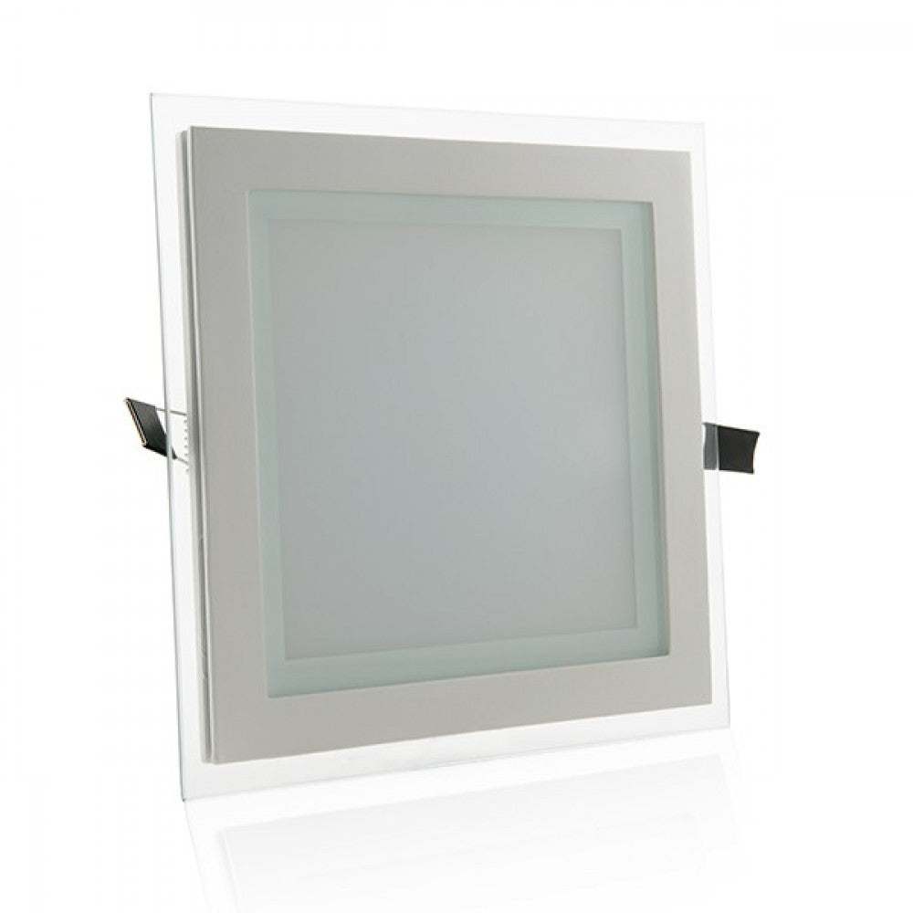 Foco Downlight LED 18W 1800Lm 6000ºK Cuadrado Cristal 40.000H