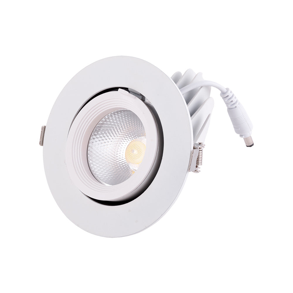 Foco Downlight LED 20W 3000Lm 4000ºK Circular Ajustável 40.000H