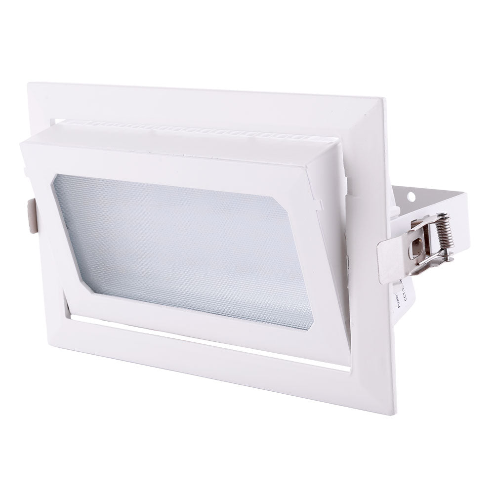 Foco Downlight LED 30W 5000Lm 4000ºK Rectangular Orientable 40.000H