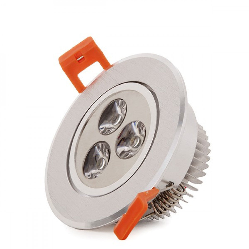 Foco Downlight LED 3W 300Lm 6000ºK Circular 40.000H