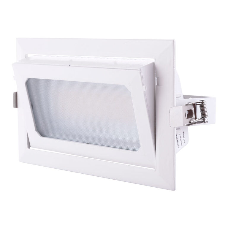 Foco Downlight LED 50W 8000Lm 4000ºK Rectangular Orientable 40.000H