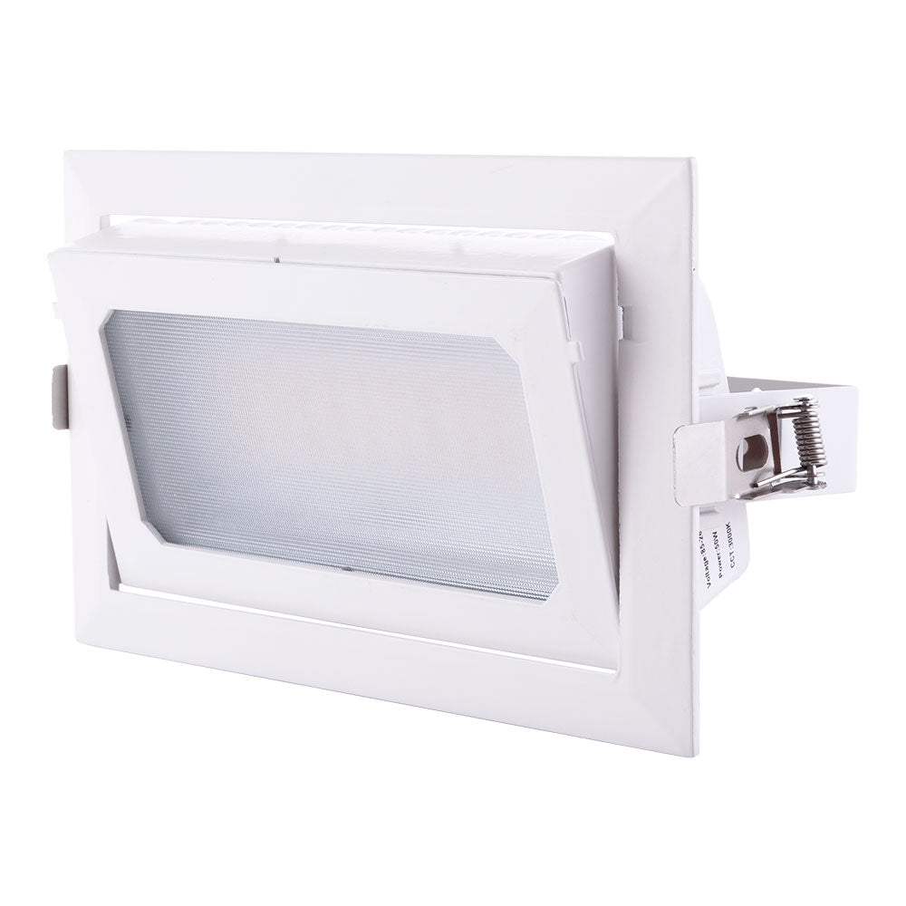 Foco Downlight LED 50W 8000Lm 4000ºK Rectangular Orientable 40.000H