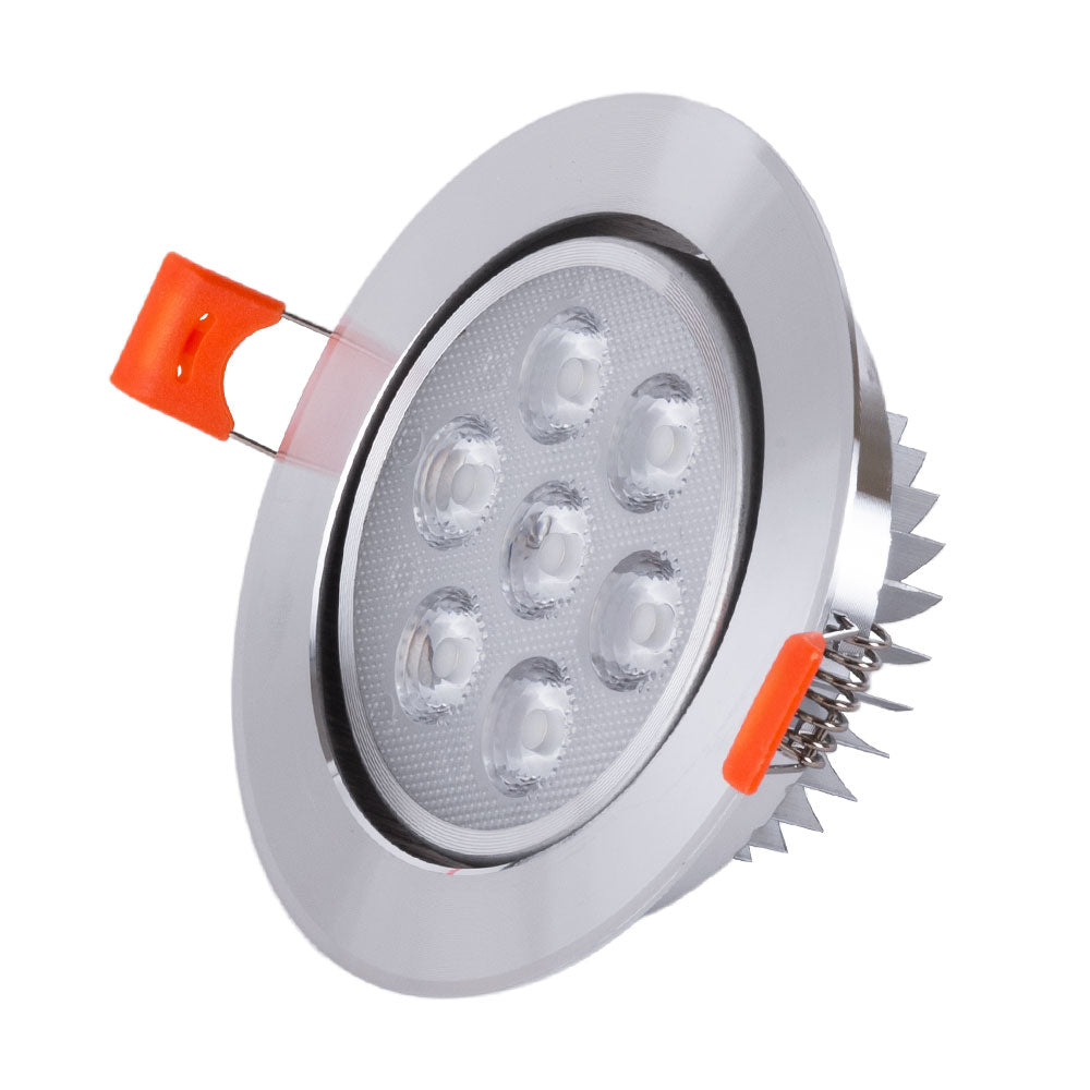 Foco Downlight LED 7W 700Lm 6000ºK Circular 40.000H