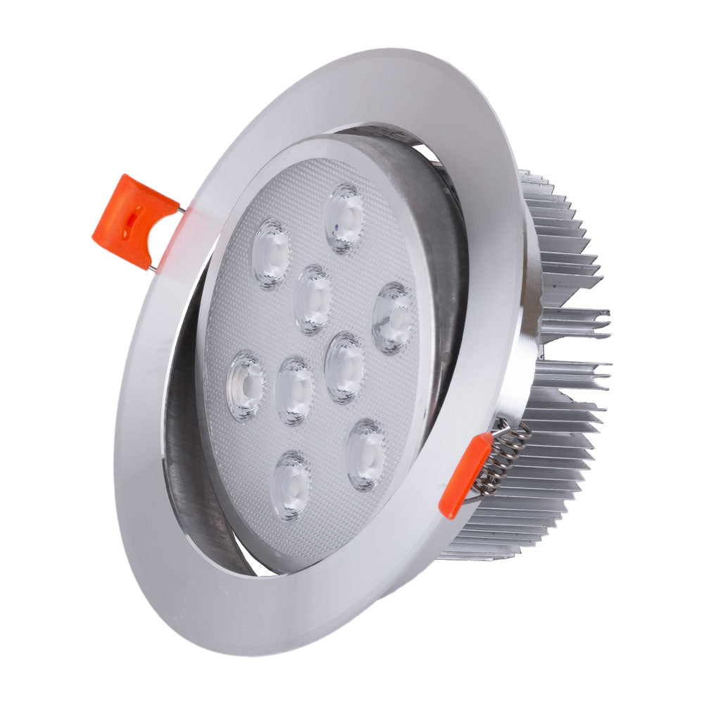 Foco Downlight LED 9W 900Lm 6000ºK Circular 40.000H