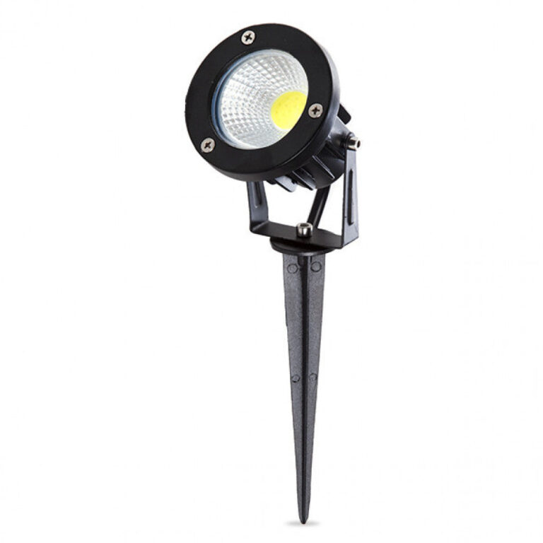Foco LED Jardines 7W 630Lm 6000ºK Pincho 50.000H