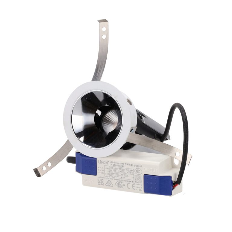Foco LED techo empotrable COB - 5W - Orientable - Bajo UGR - Ø50mm