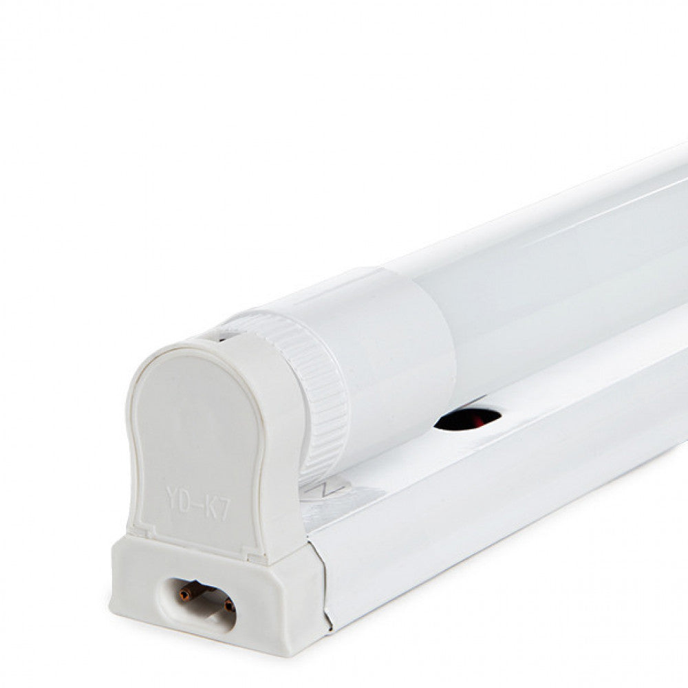 Luminaria LED 18W 1.800Lm 6000ºK T8 Tubo LED Cristal 120Cm 25.000H
