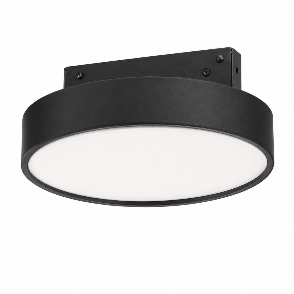 Luminaria LED Carril Magnético 10mm 18W 80Lm/W 120º 48VDC CCT (Tonalidad Luz Ajustable) Acabado Negro