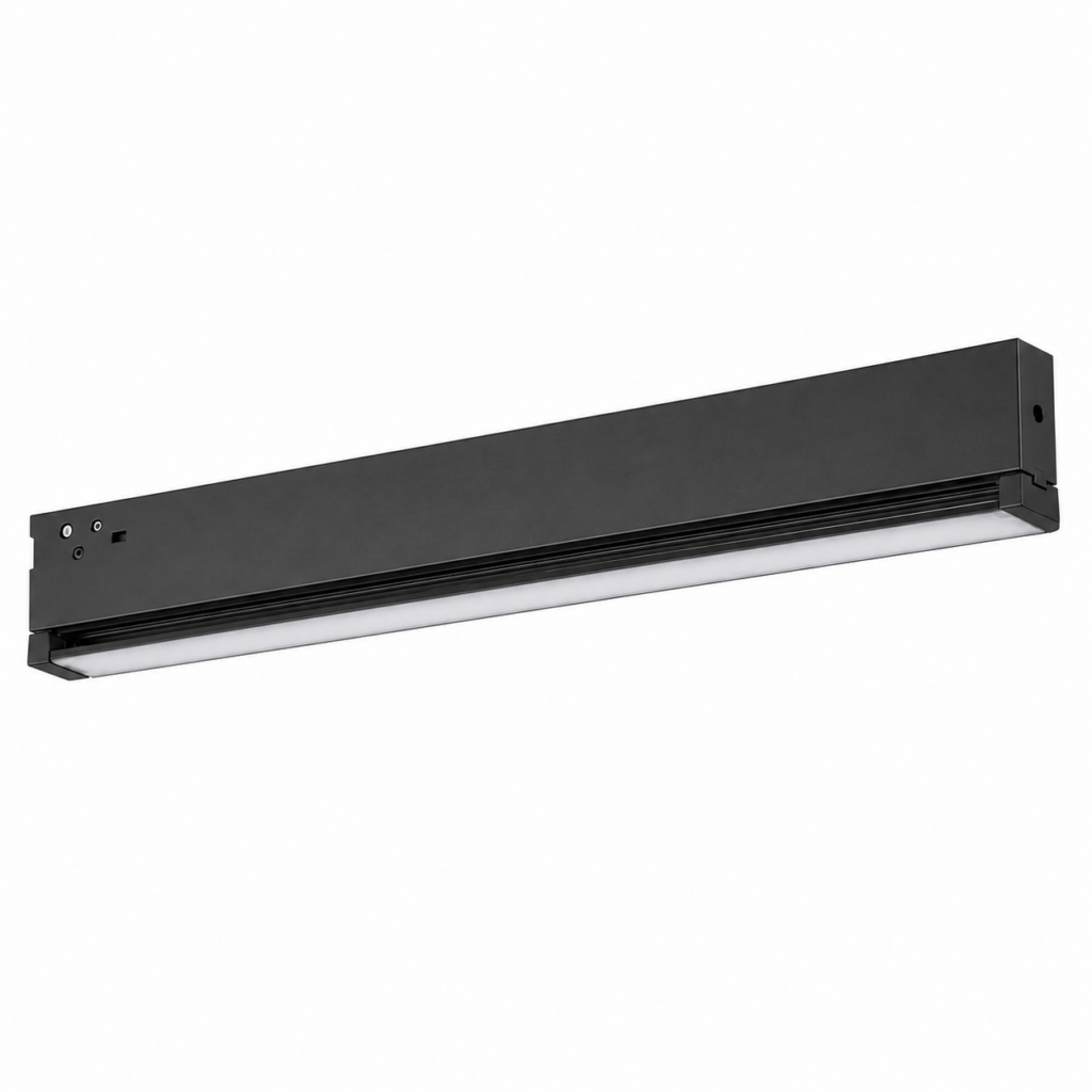 Luminaria LED Carril Magnético 10mm 27W 50Lm/W 120º 48VDC CCT (Tonalidad Luz Ajustable) Acabado Negro