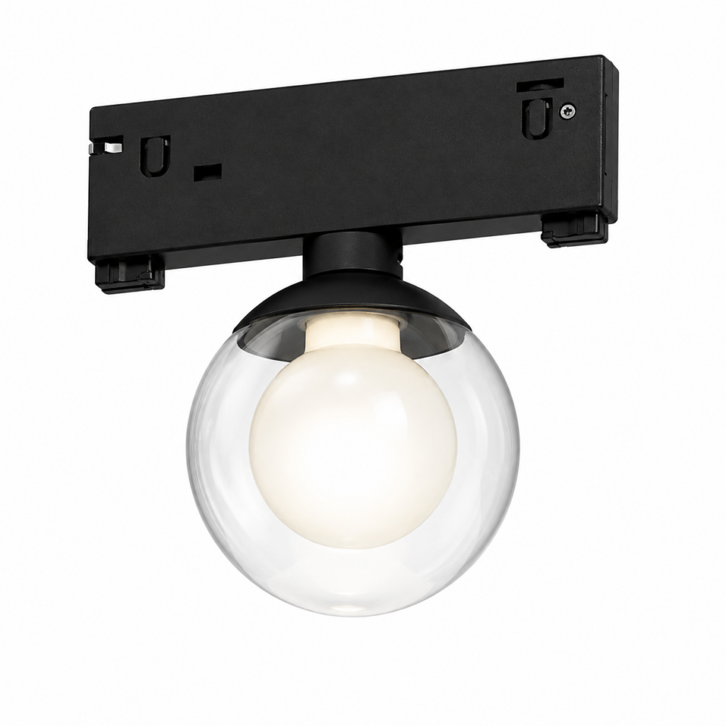 Luminaria LED Carril Magnético 10mm 6W 70Lm/W 150º 48VDC CCT (Tonalidad Luz Ajustable) Acabado Negro