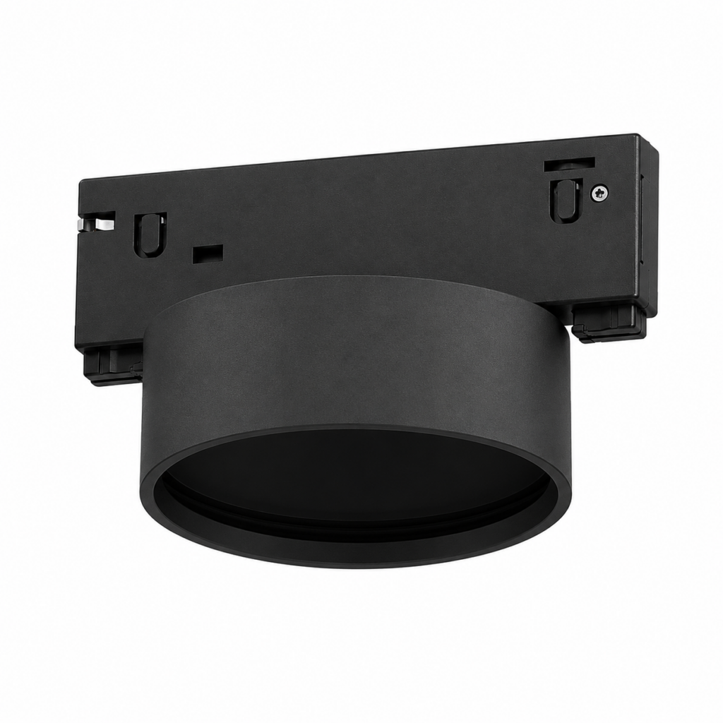 Luminaria LED Carril Magnético 10mm 9W 30Lm/W 120º 48VDC CCT (Tonalidad Luz Ajustable) Acabado Negro