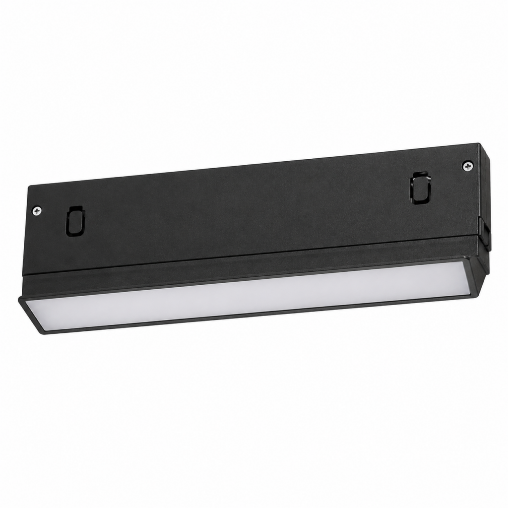 Luminaria LED Carril Magnético 10mm 9W 50Lm/W 120º 48VDC CCT (Tonalidad Luz Ajustable) Acabado Negro