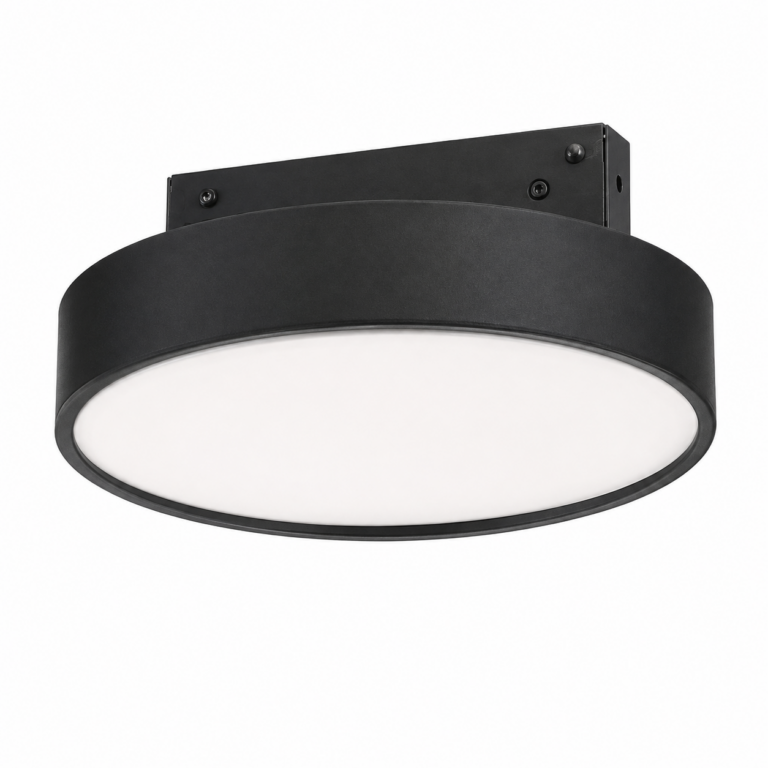 Luminaria LED Carril Magnético 10mm 9W 70Lm/W 120º 48VDC CCT (Tonalidad Luz Ajustable) Acabado Negro