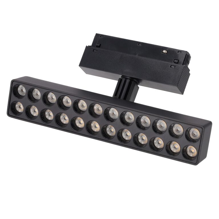 Luminaria LED Magnética para Carril 24W 222mm 90Lm/W CCT (Tonalidad Luz Ajustable)