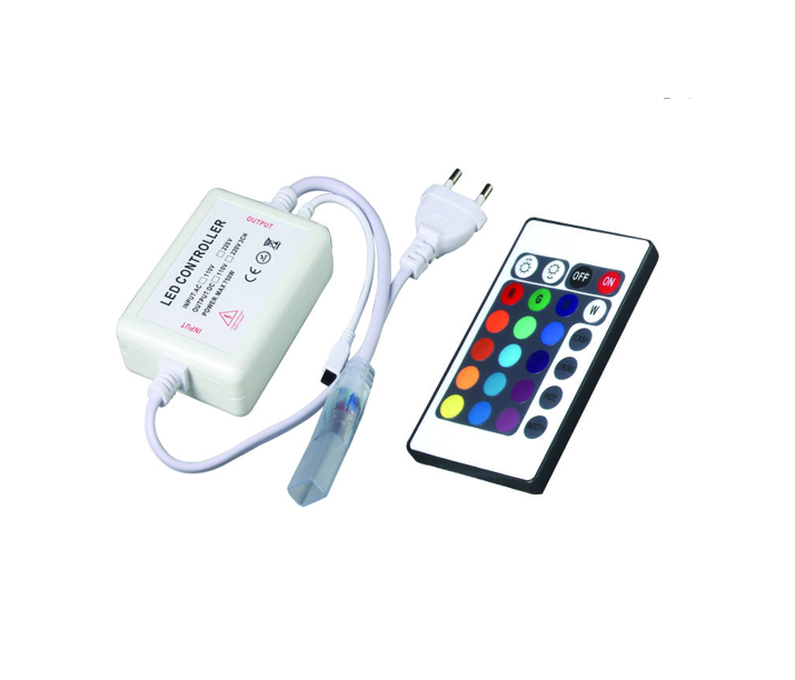 Mando a Distancia y Conector Tira SKY-SHVN-3535-80L-RGB