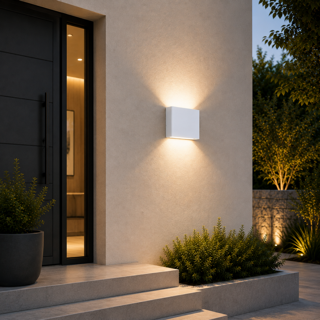 "Medford" LED-Wandleuchte 2x3W Weiß