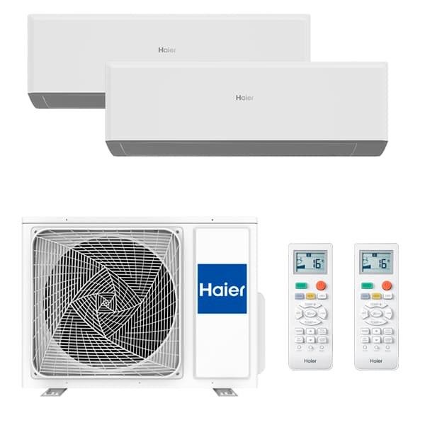 Multisplit 2×1 Haier 2U40S2SM1FA + GEOS+ 25 + GEOS+ 25 R32