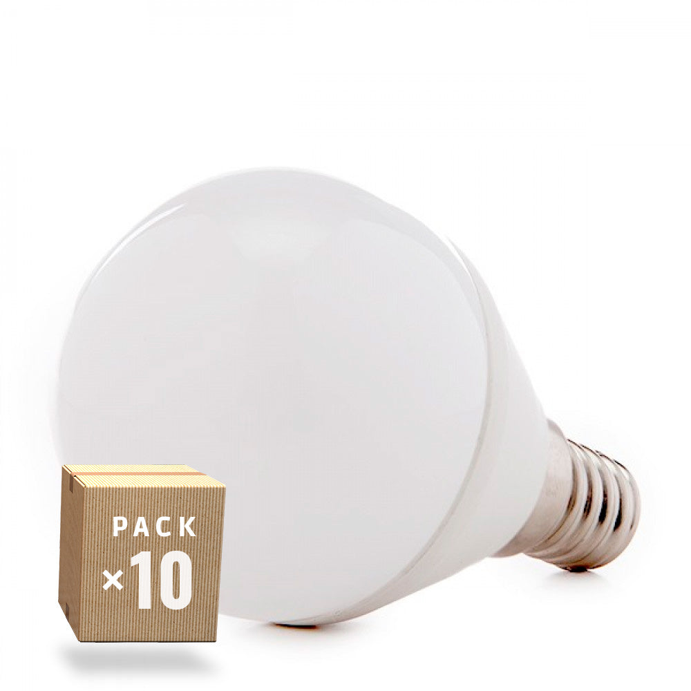 Pack 10 LÁMPARAS LEDs 2835SMD E14 5W 410Lm 40.000H