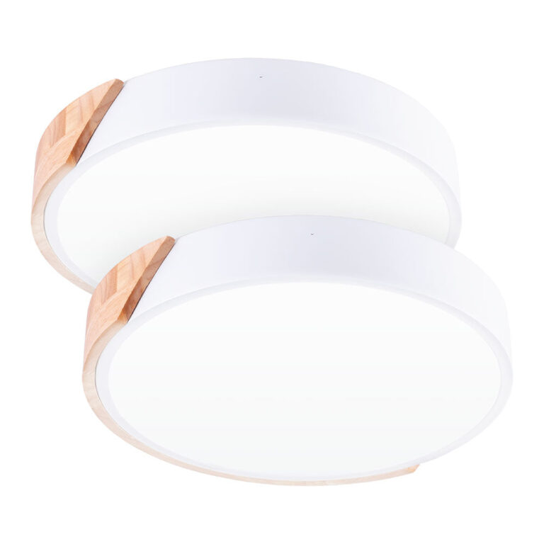 Pack 2 Plafónes LED 18W 1.800Lm Redondo BiColor "Veronica" CCT (Tonalidad Luz Regulable) 40.000H