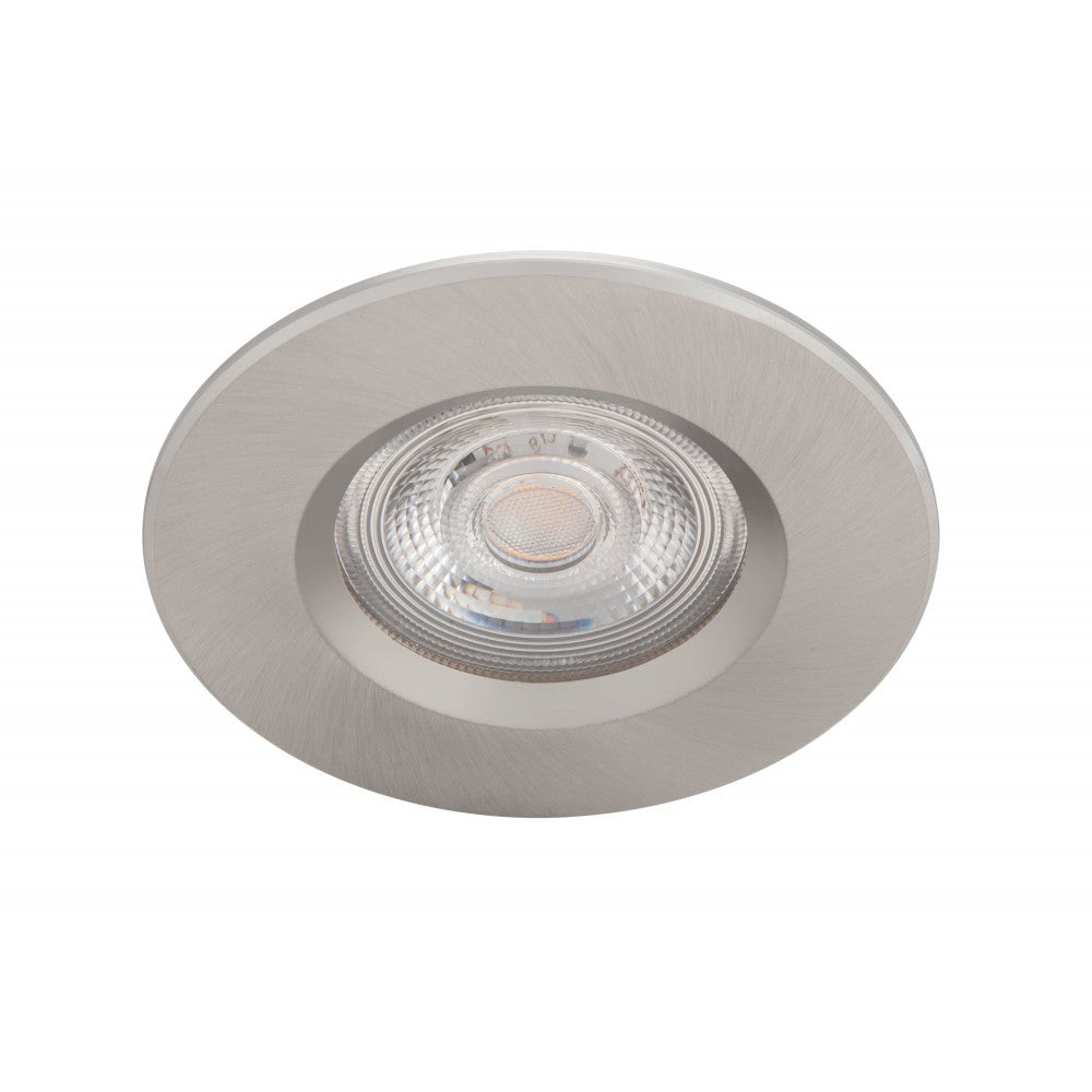 Pack 3 Downlight LED Philips "Dive" Circular 5,5W 350Lm Niquelado 2700K IP65