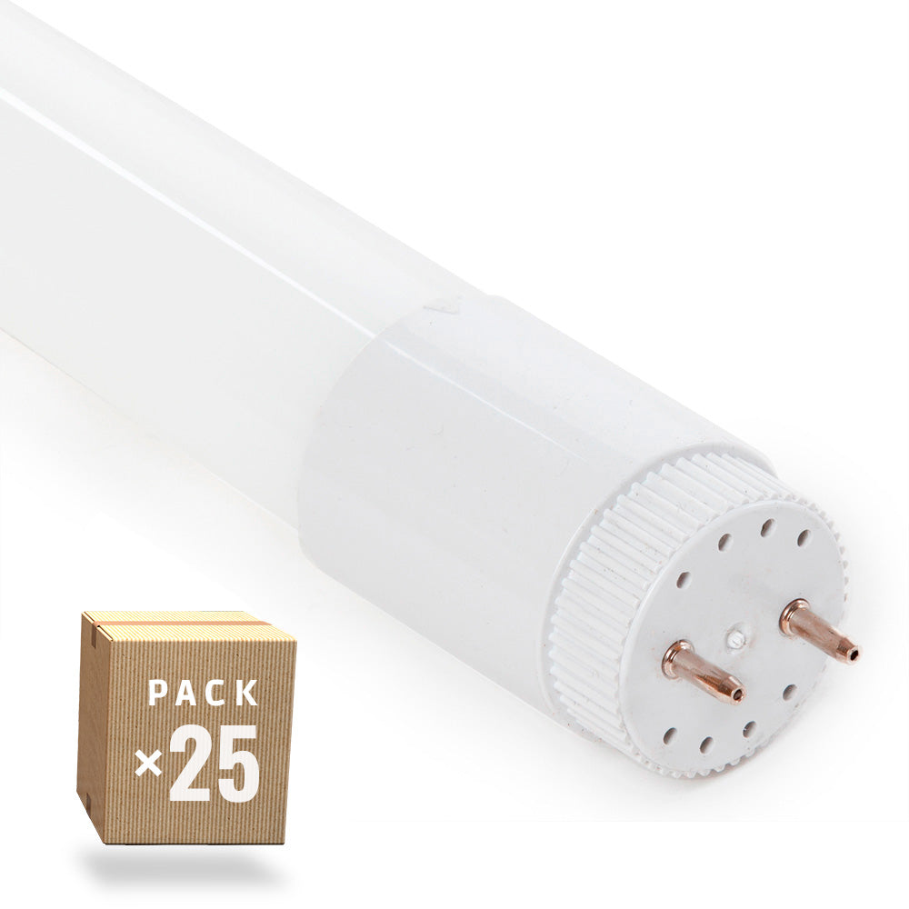 Pack de 25 Tubos LED T8 18W 2520Lm 6000ºK Cristal 120Cm 40 000H