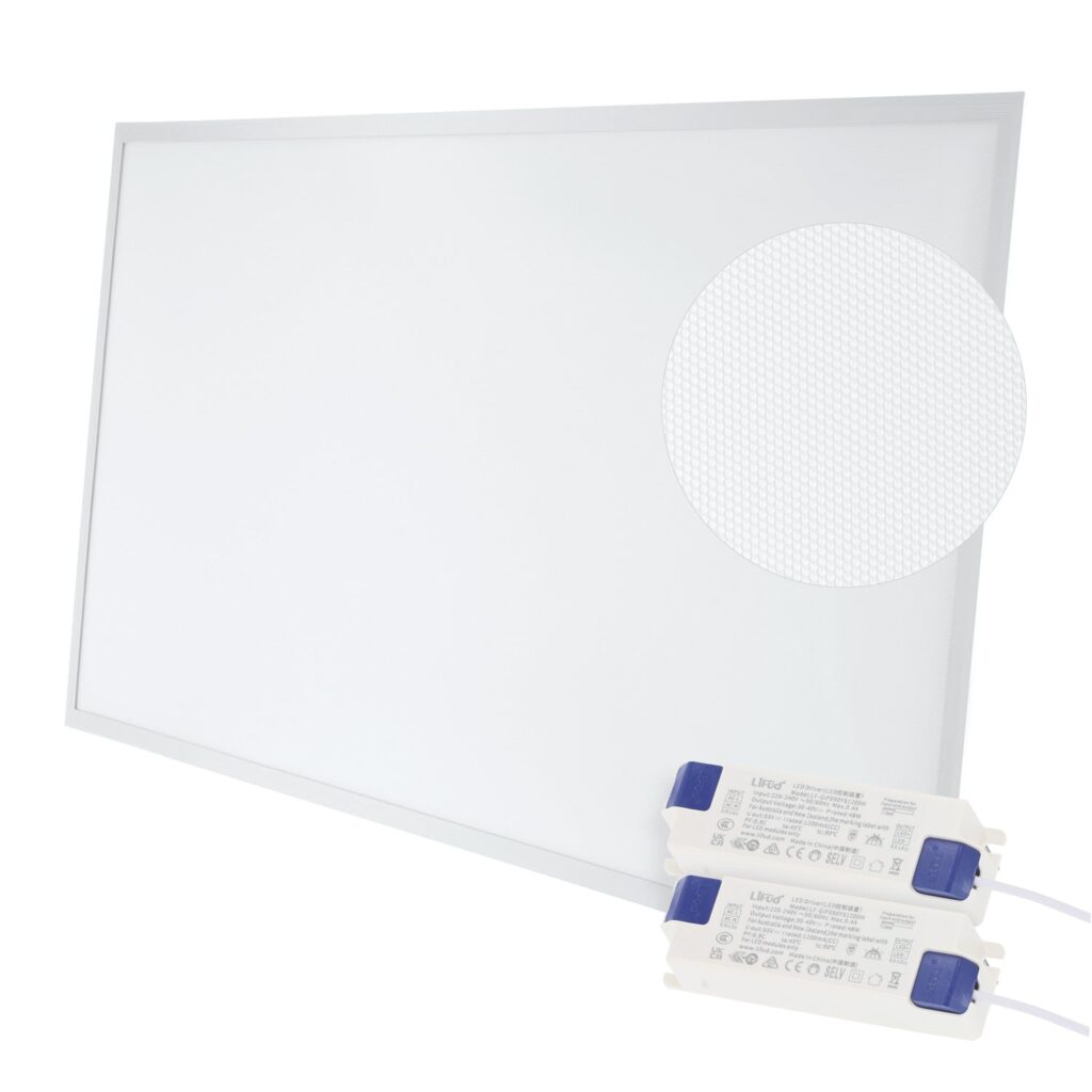 Panel LED 100W 10000Lm 6000ºK 120X60Cm 40.000H Driver Lifud UGR17