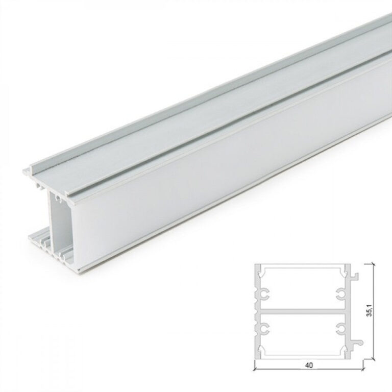 Perfíl Aluminio Espejos Opal x 1M