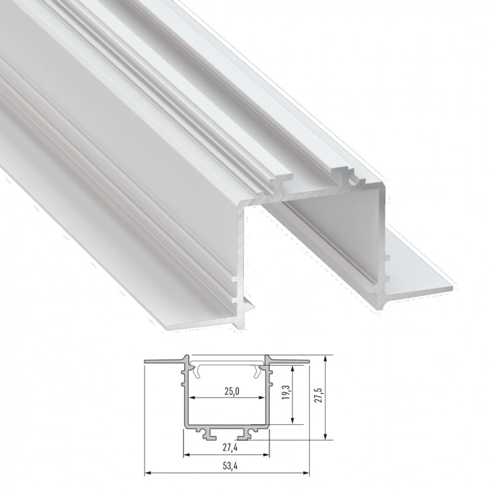 Perfíl Aluminio SUBLI 2,02M