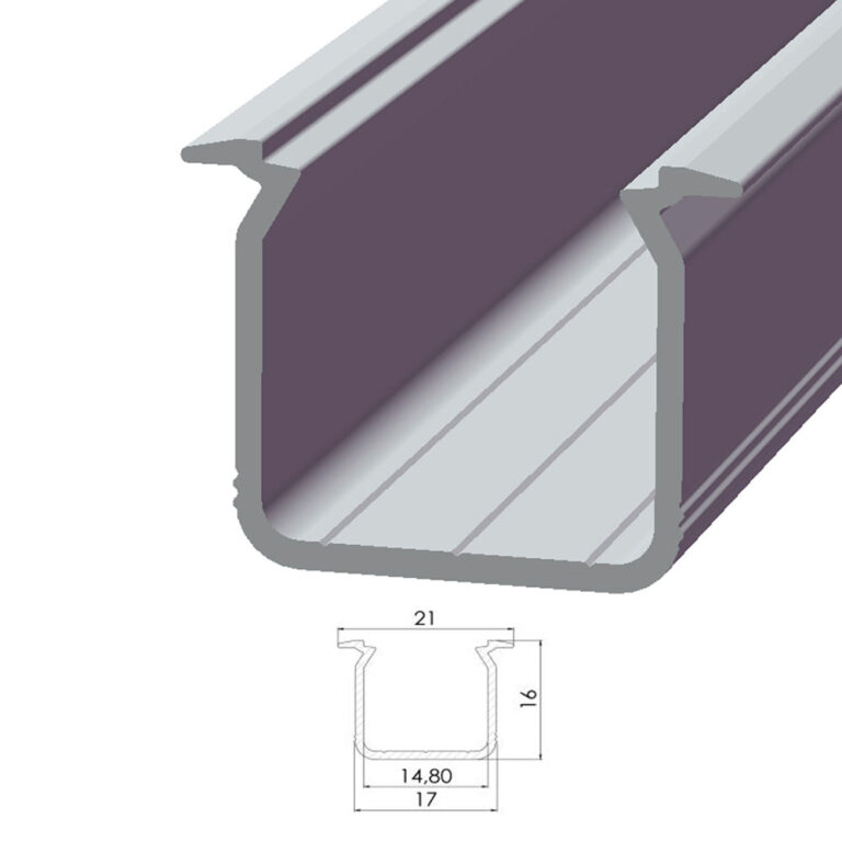 Perfíl Aluminio Tipo ECO P05 1,00M