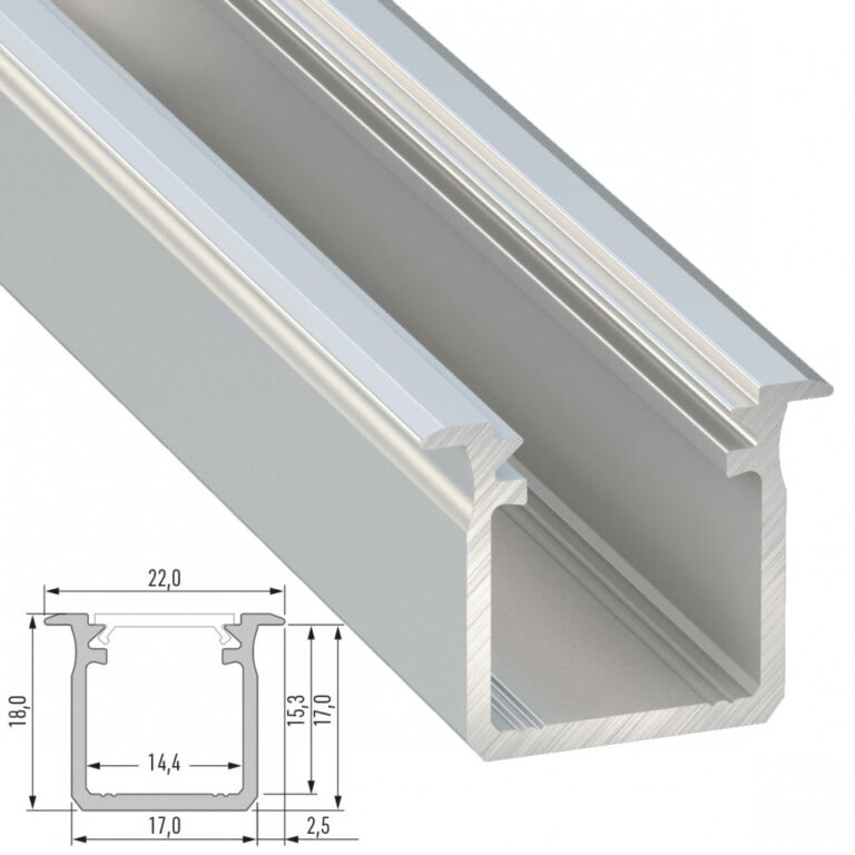 Perfíl Aluminio Tipo G 2,02M