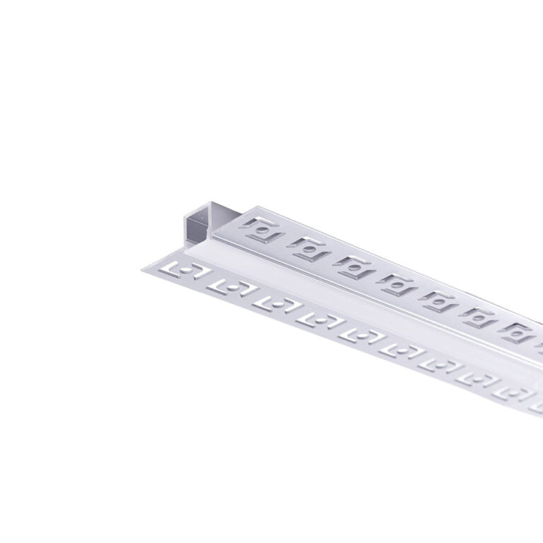 Perfíl de Aluminio para Empotrar Escayola/Pladur Tira Led 9mm - 1M