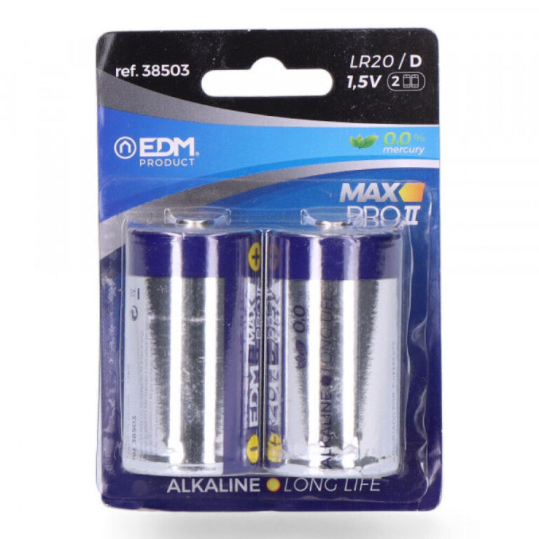 Pila Alkalina Long Life D LR20 1,5V (Blister 2 Unid) [E3-38503