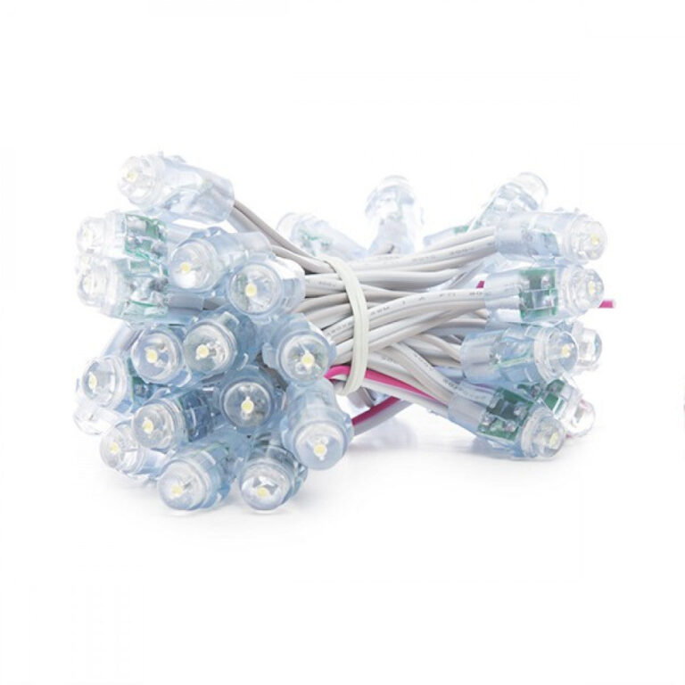 Pixel LED 0.1W 1,7Lm 4200ºK 12Mm 5V Epistar (Cadena 50 Unidades) Blanco 50.000H