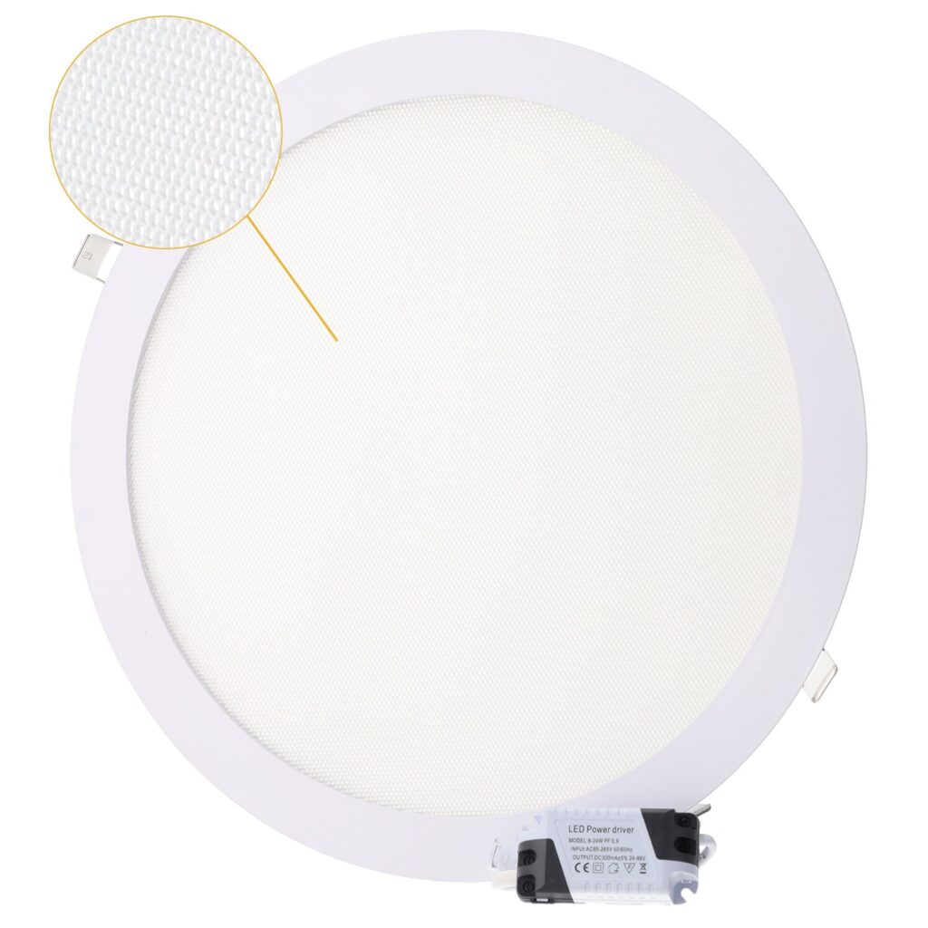 Placa LED 25W 2500Lm Circular CCT (Tonalidad Luz Regulable) UGR17 40.000H