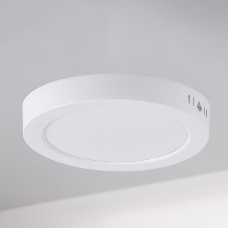 Plafón de Superficie LED 100Lm/W 12W 1200Lm 6000ºK IP20