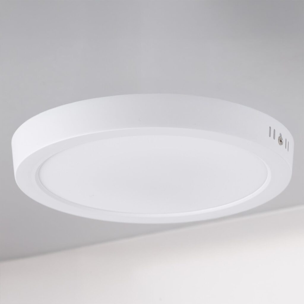 Plafón de Superficie LED 100Lm/W 18W 1800Lm 6000ºK IP20