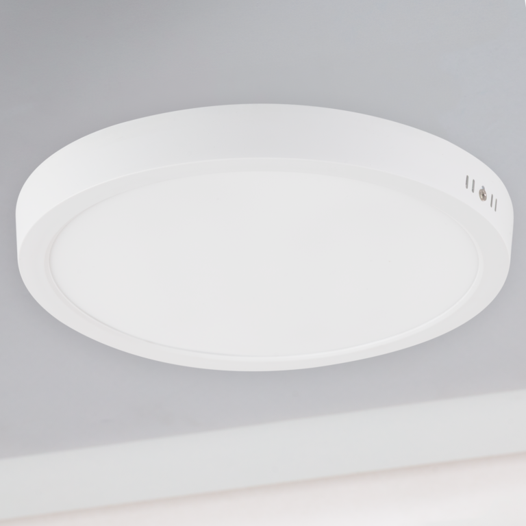 Plafón de Superficie LED 100Lm/W 24W 2400Lm 6000ºK IP20