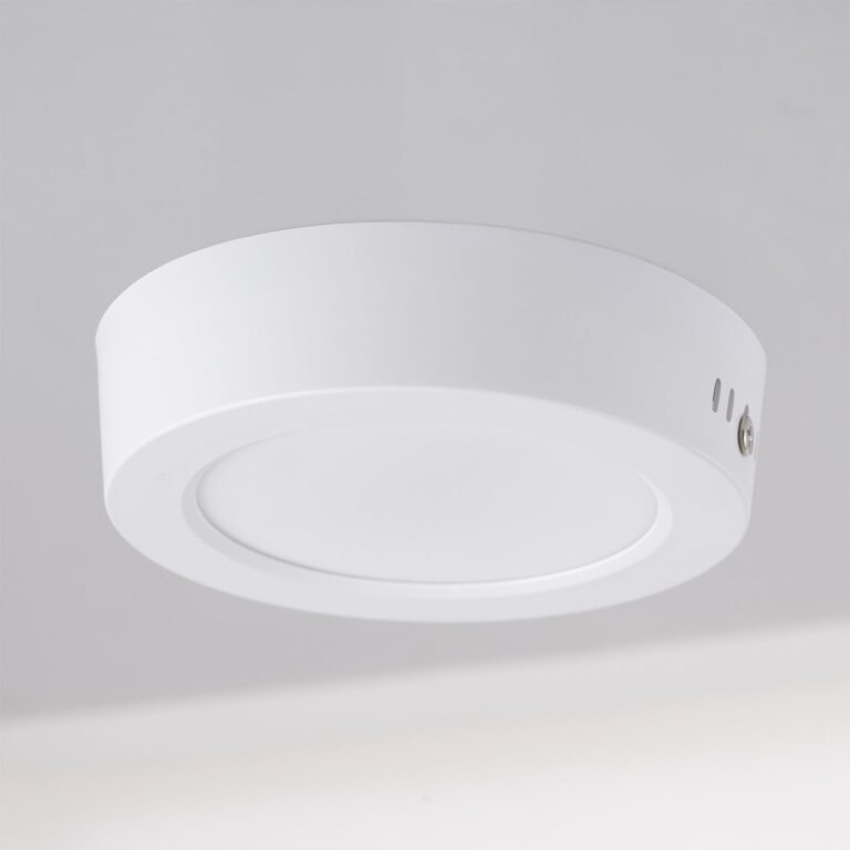 Plafón de Superficie LED 100Lm/W 6W 600Lm 6000ºK IP20