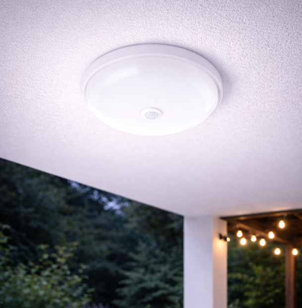 Plafón LED 24W 1632Lm 4200ºK IP65 Sensor PIR 40.000H