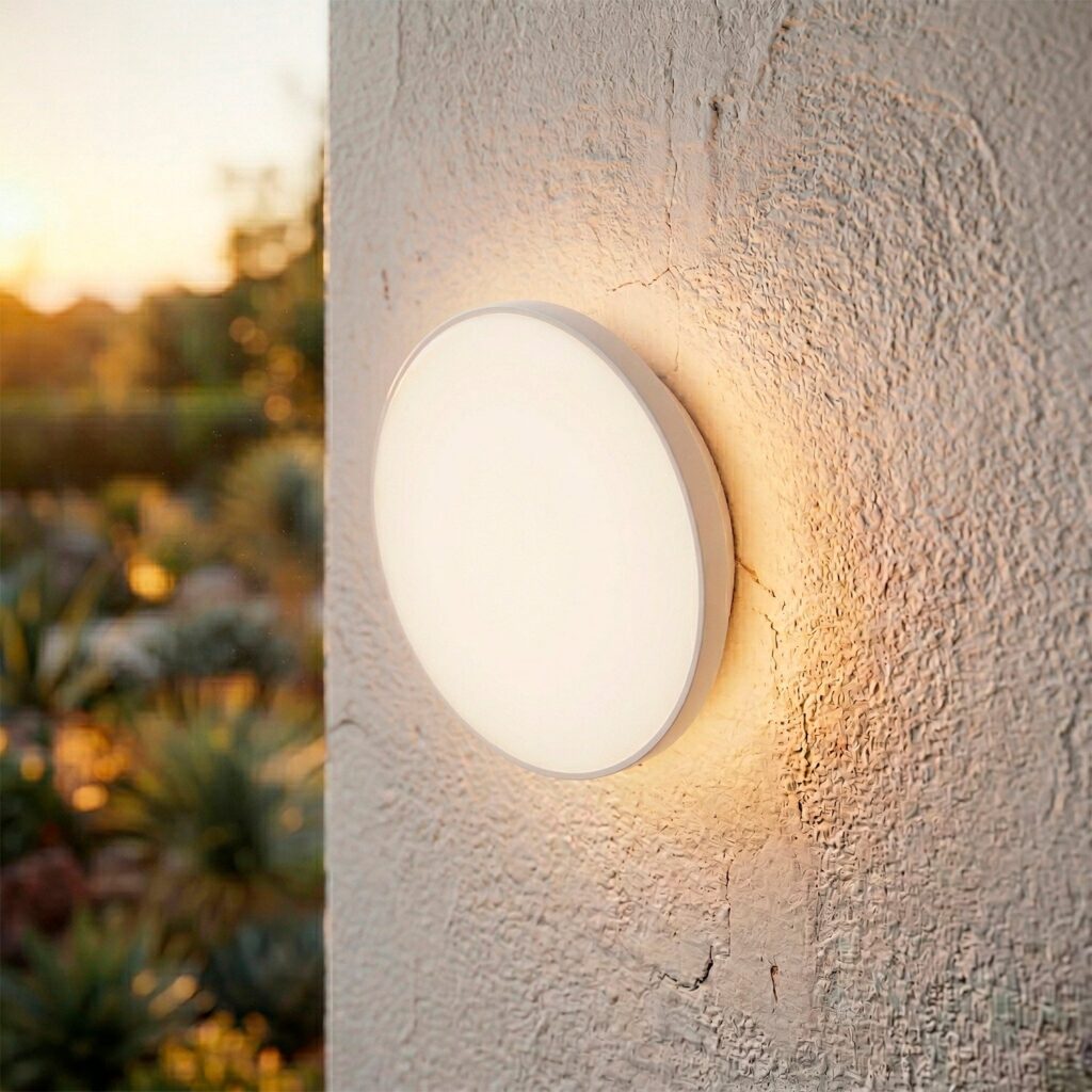 Plafón LED Exterior 15W 1500Lm CCT (Tonalidad Luz Regulable) 3000-4000-6500ºK IP65 Acabado Blanco